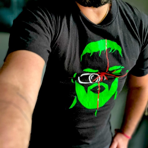 hand painted! Cast&Crew TShirt for the film: Todd Verow’s “You Can’t Stay Here” - Picture 3 of 6